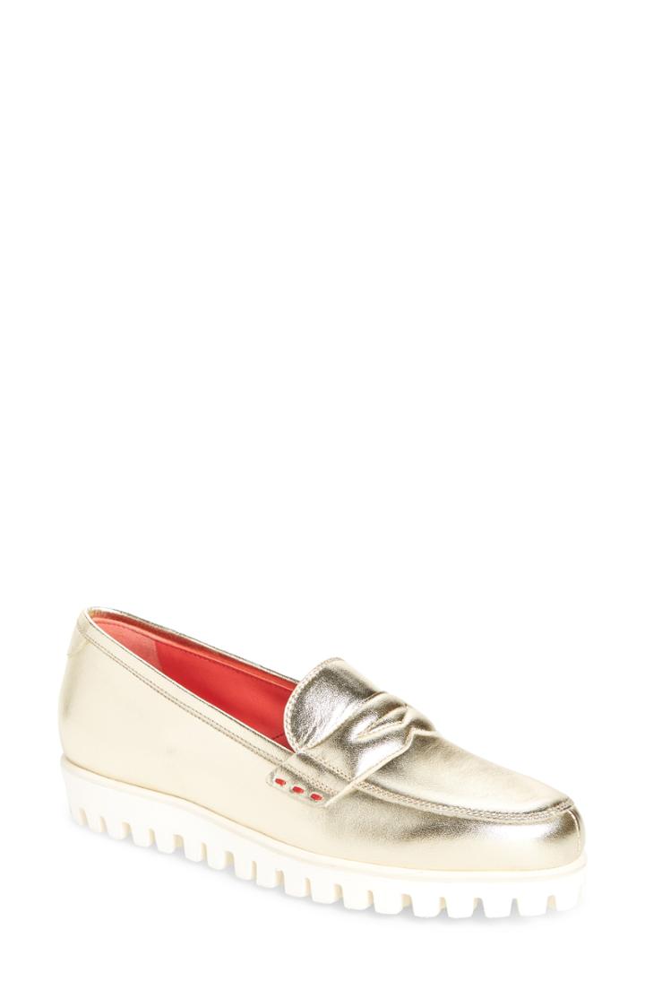 Women's Pas De Rouge Marta Loafer Us / 36eu - Metallic