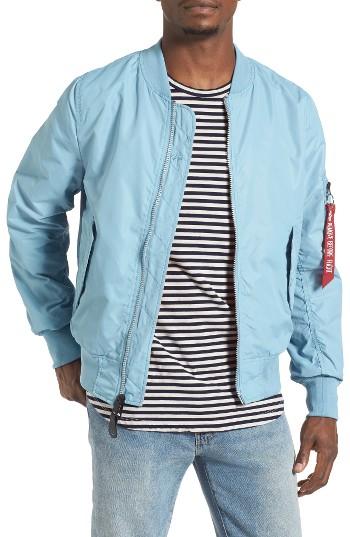 Men's Alpha Industries Ma-1 Water Resistant Reversible Flight Jacket