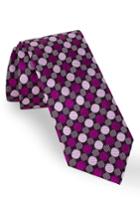 Men's Ted Baker London Parquet Jacquard Silk Tie, Size - Purple