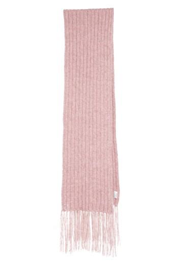 Women's Acne Studios Fringed Alpaca Blend Scarf, Size - Pink