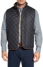 Men's Peter Millar Essex Quilted Vest, Size - Black