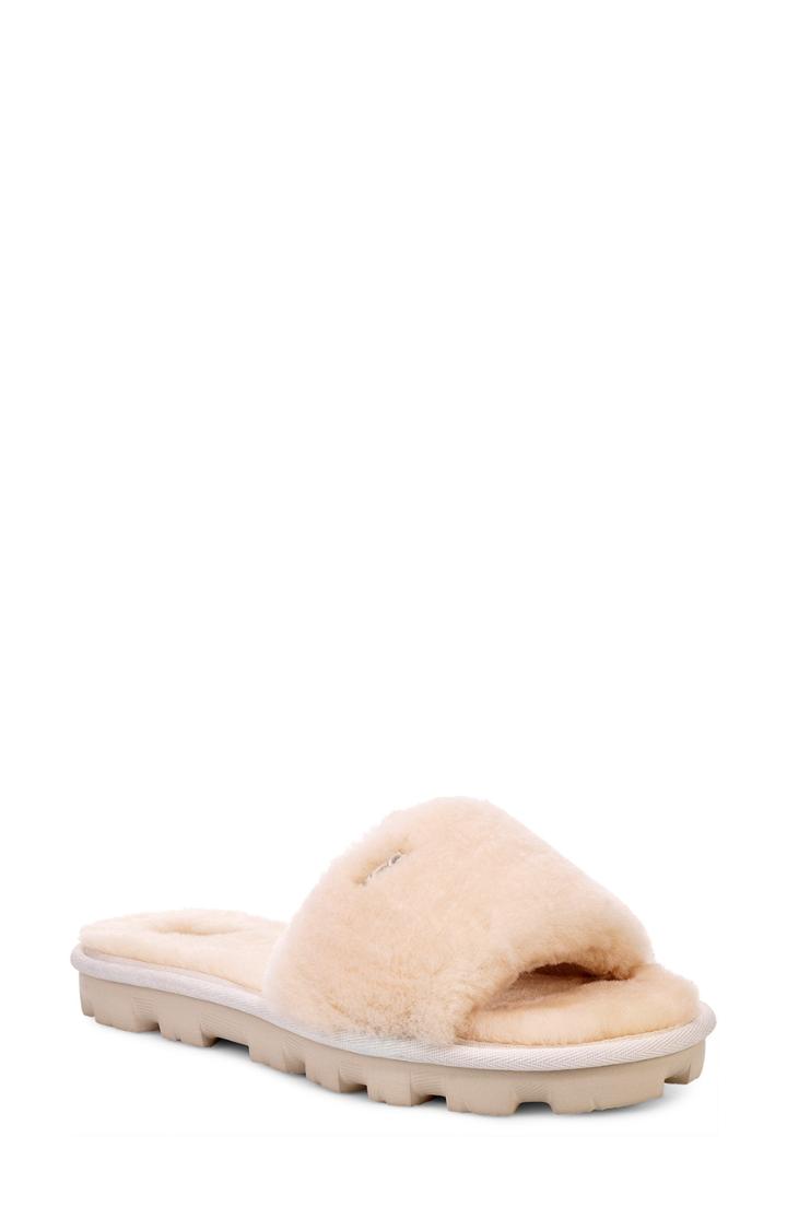 Women's Ugg Cosette Genuine Shearling Slipper M - Beige