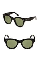 Women's Celine 48mm Cat Eye Sunglasses - Black/ Smoke Barberini