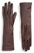 Women's Stella Mccartney Faux Leather Gloves - Burgundy