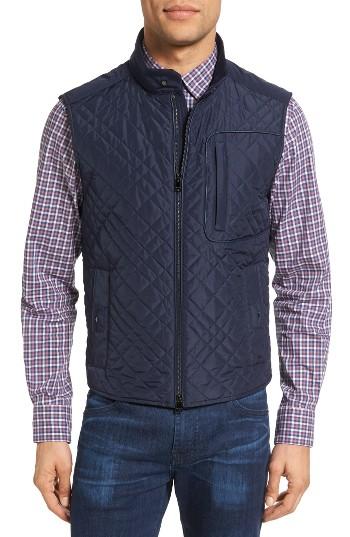 Men's Pal Zileri Quilted Nylon Field Vest