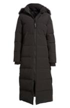 Women's Canada Goose 'mystique' Regular Fit Down Parka With Genuine Coyote Fur Trim, Size (000-00) - Black