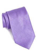 Men's Nordstrom Men's Shop Decent Solid Silk Tie, Size - Purple