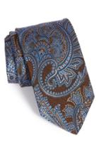 Men's Robert Talbott Paisley Silk Tie, Size - Brown