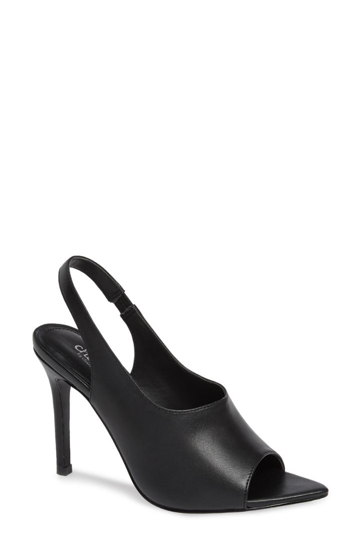 Women's Charles By Charles Davis Trapp Slingback Sandal M - Black