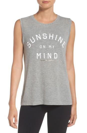 Women's Spiritual Gangster Sunshine On My Mind Muscle Tee