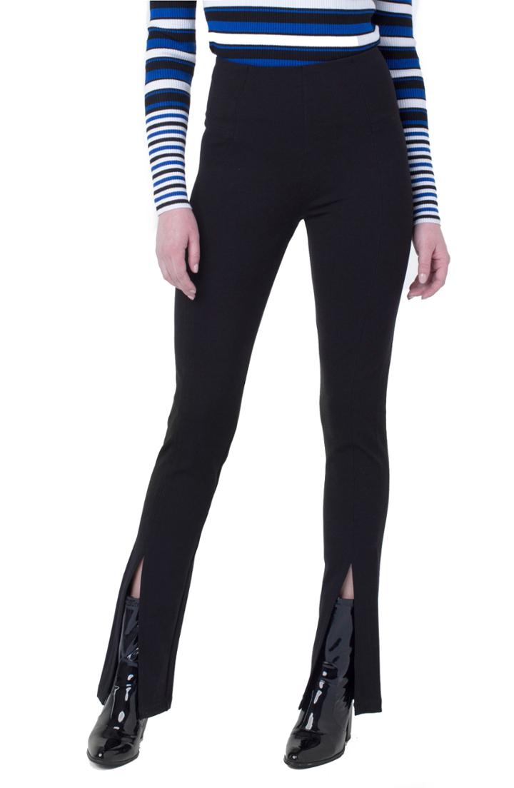Women's Liverpool Reese High Rise Slit Front Leggings - Black