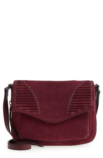 Vince Camuto Rue Leather Crossbody Bag - Purple