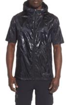 Men's Under Armour Perpetual Windproof & Water Resistant Short Sleeve Jacket - Black