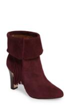 Women's Johnston & Murphy Keaton Cuff Bootie M - Burgundy