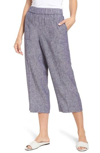 Women's Chaus Wide Leg Crop Pants - Blue