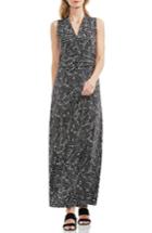 Women's Vince Camuto Modern Mosaic Halter Style Maxi Dress - Black