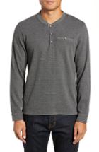 Men's Ted Baker London Slim Fit Mojave Thermal Pocket Henley (m) - Grey
