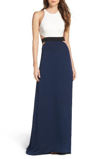 Women's Halston Heritage Colorblock Gown
