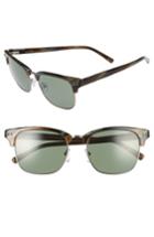 Men's Ted Baker London 55mm Polarized Browline Sunglasses - Green