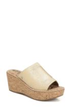 Women's Sam Edelman Ranger Platform Sandal M - Metallic