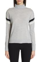 Women's Akris Punto Shoulder Snap Merino Wool Sweater