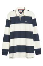Men's Tommy Jeans Tjm Tommy Classics Rugby Shirt, Size - White