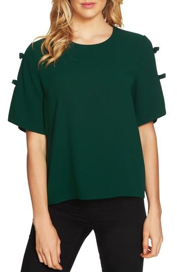 Women's Cece Moss Split Sleeve Blouse - Green