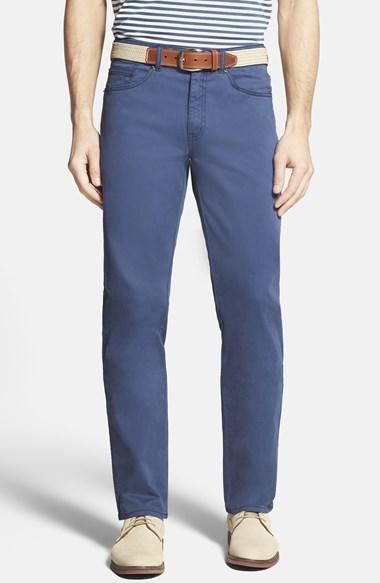 Men's Peter Millar Stretch Sateen Five Pocket Pants