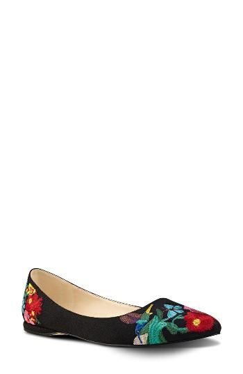 Women's Nine West 'speakup' Flat M - Black