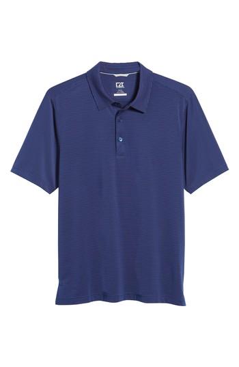 Men's Cutter & Buck Heather Drytec Moisture Wicking Polo, Size - Green