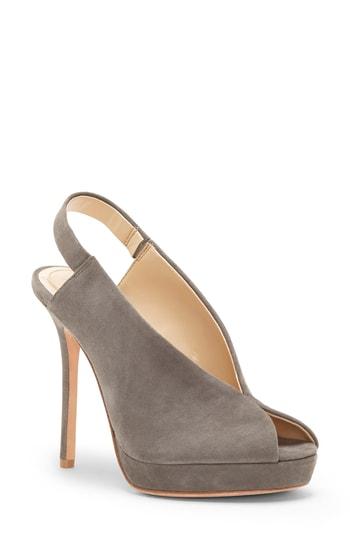 Women's Imagine By Vince Camuto Reany Platform Sandal M - Grey