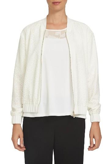 Women's Cece Lace Bomber Jacket