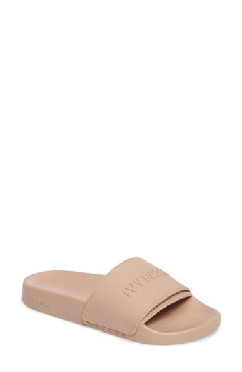 Women's Ivy Park Embossed Neoprene Lined Slide Sandal .5us / 39eu - Pink