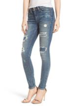 Women's Blanknyc The Reade Patched Skinny Jeans - Blue