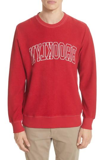 Men's Ovadia & Sons Brooklyn Crewneck Sweatshirt - Red