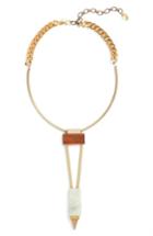 Women's David Aubrey Odele Wood Statement Necklace