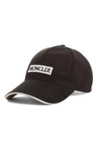 Women's Moncler Logo Baseball Cap - Black
