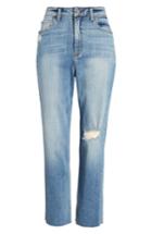 Women's Bp. High Waist Crop Jeans - Blue