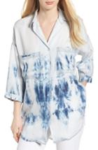 Women's Dl1961 Hester Orchard Tie Dye Chambray Shirt - Blue