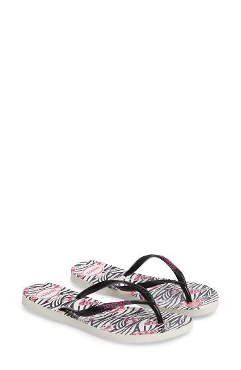 Women's Havaianas Slim Millennial Disney Thematic Flip Flop /38 Br - Pink