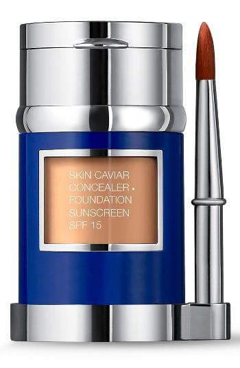 La Prairie 'skin Caviar' Concealer + Foundation Sunscreen Spf 15 - Creme Peche