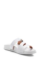 Women's Blondo Selma Waterproof Slide Sandal .5 M - White