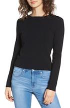 Women's Leith Crewneck Sweater, Size - Black