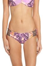 Women's Maaji Pink Sunset Reversible Bikini Bottoms - Coral