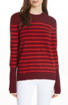 Women's La Ligne Aaa Lean Lines Cashmere Sweater - Burgundy