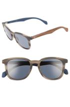 Men's Boss 843/s 52mm Sunglasses - Horn Brown/ Blue