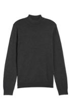 Men's Nordstrom Mock Neck Merino Wool Sweater, Size - Grey