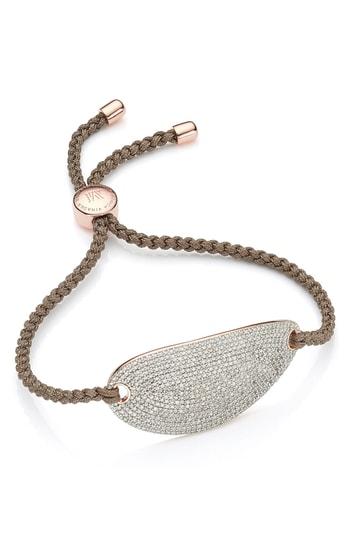 Women's Monica Vinader Nura Diamond Friendship Bracelet