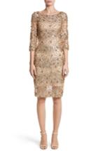 Women's Naeem Khan Embellished Degrade Sheath Dress