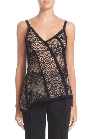 Women's Jason Wu Asymmetrical Lace Tank